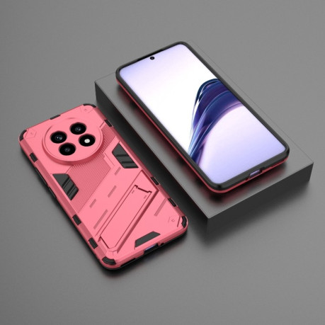 Протиударний чохол Punk Armor для Realme 13 Pro 5G-чорний - світло-червоний