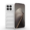 Силиконовый чехол Magic Flannel на Xiaomi Redmi K90/Poco F8 Pro — белый