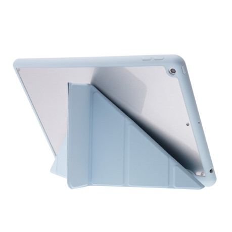 Чехол-книжка Deformation Acrylic для iPad 10.2 2021/2020/2019 - синий