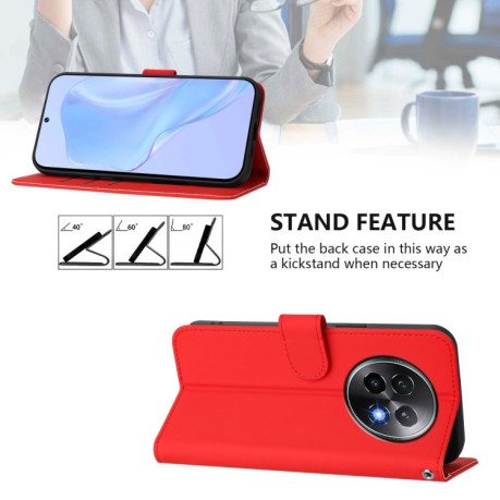 Чехол-книжка Skin Feel S-type для Realme 13+ 5G/13 Pro 5G/13 Pro+ - красный