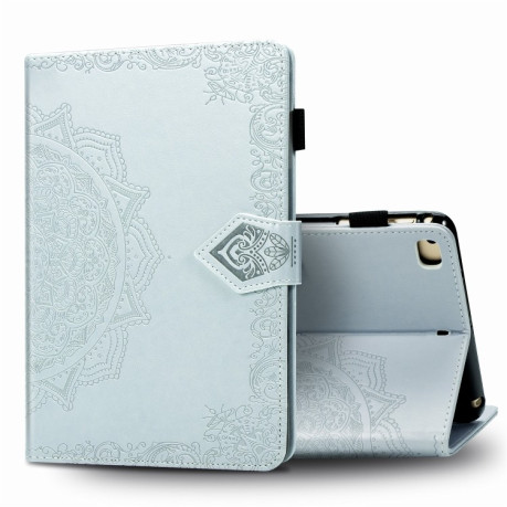 Чехол-книжка Embossed Mandala для iPad Mini 5 / 4 / 3 / 2 / 1 - серый