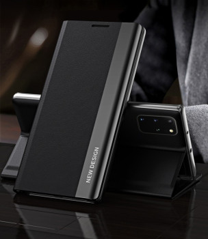 Чехол-книжка Electroplated Ultra-Thin для Samsung Galaxy A13 4G - черный