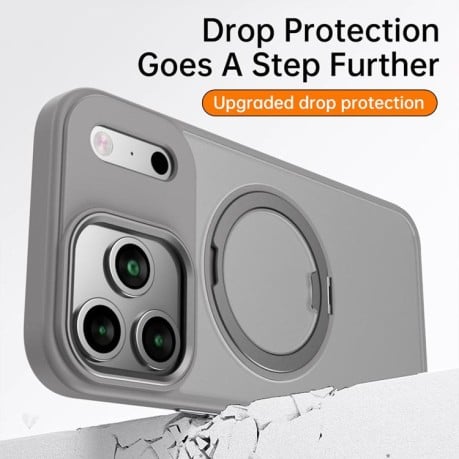 Чохол Kalebol з підставкою Rotating Magnetic та MagSafe на iPhone 17 Pro Max - чорний