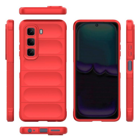 Силіконовий чохол Magic Flannel для Infinix Hot 50 4G - червоний