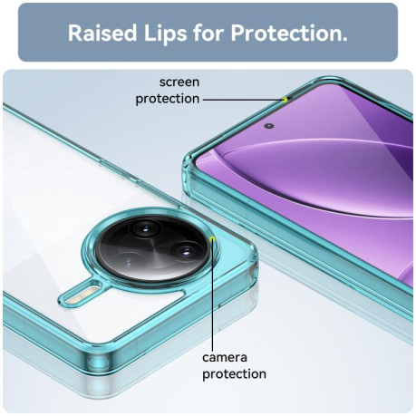 Противоударный чохол Colorful Acrylic Series для Xiaomi Poco F7 Ultra - синий
