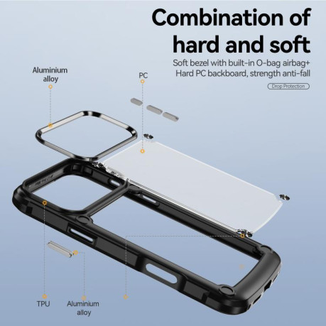 Чохол протиударний Lens Protection на iPhone 17 Pro - чорний