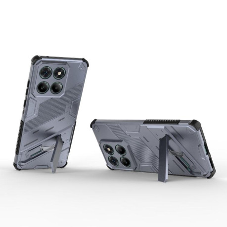 Противоударний чехол Punk Armor для Motorola Edge 60 Fusion 5G - сірий
