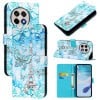 Чехол-книжка Colored Drawing Pattern Plain Weave Leather для OnePlus 13R / Ace 5 / 5 Pro - Butterfly