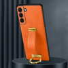 Протиударний чохол SULADA Leather Texture Skin Feel Shockproof  для Samsung Galaxy S25+ 5G - помаранчевий