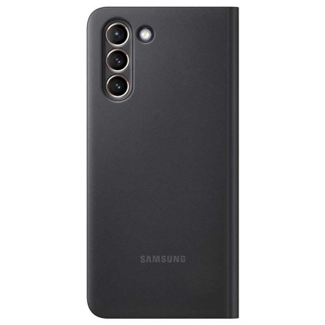 Оригинальный чехол-книжка Samsung Clear View Standing Cover для Samsung Galaxy S21 Plus black