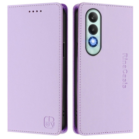 Чехол-книжка Retro Skin Feel Business Magnetic на OnePlus Nord CE 4 - фиолетовый