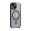 Противоударный чехол Skin Feel MagSafe Magnetic для iPhone 15 Plus - черный