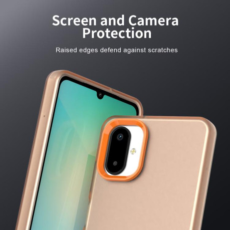 Протиударний чохол Candy Series для Samsung Galaxy F06 5G/M06 5G - помаранчевий