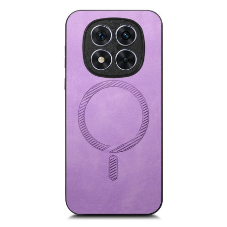Чохол Solid Color Retro Magsafe для Xiaomi для Xiaomi Redmi Note 14 Pro+ 5G - фіолетовий