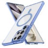 Противоударный чехол Magnetic Series TPU Hybrid Acrylic Magsafe для Samsung Galaxy A55 5G - синее