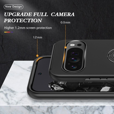 Протиударний чохол HMC 360 Degree Rotating Holder для Google Pixel 9 Pro - чорний