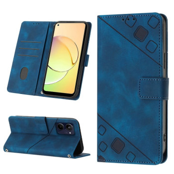 Чохол-книжка Skin-feel Embossed для Realme 10 5G - синій