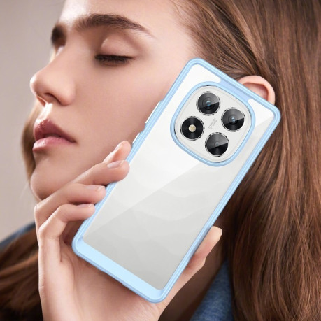 Протиударний чохол Colorful Acrylic Series для Xiaomi Redmi Note 14 Pro 5G/Poco X7 - синій