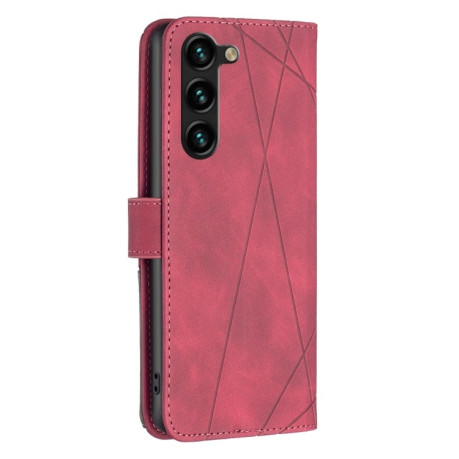 Чехол-книжка Rhombus Texture для Samsung Galaxy S25+ 5G - красный