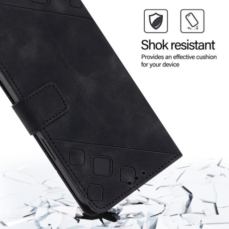 Чохол-книжка Skin-feel Embossed для Xiaomi 14T Pro - чорний