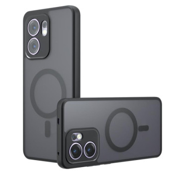 Протиударний чохол Armor Precise Hole гібрид твердого та м'якого матеріалу на OPPO Reno13 F /Reno13 FS 4G/5G - чорний