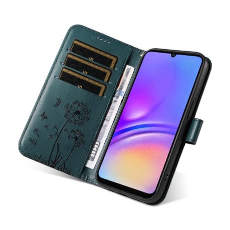 Чехол-книжка Dandelion Embossed Pattern Flip Leather на Samsung Galaxy A07 5G - синий