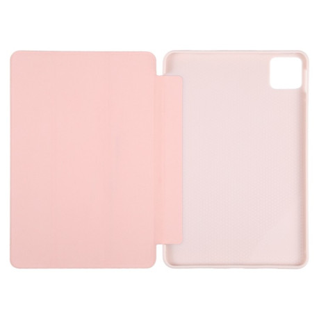 Чохол-книжка Three-fold Holder Flip на iPad Pro 11 2024 - рожевий