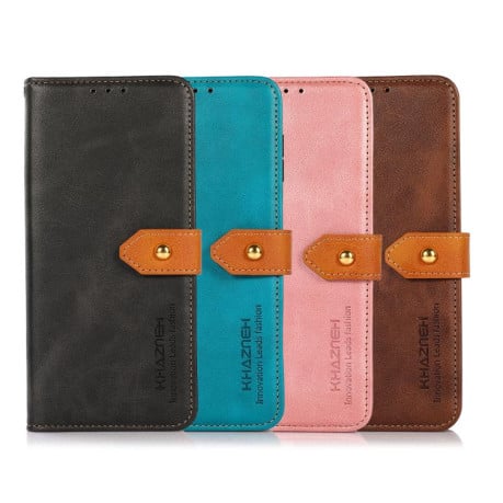 Чехол-книжка KHAZNEH Cowhide Texture на Xiaomi Redmi 15C 5G / 4G EU 173mm - коричневый