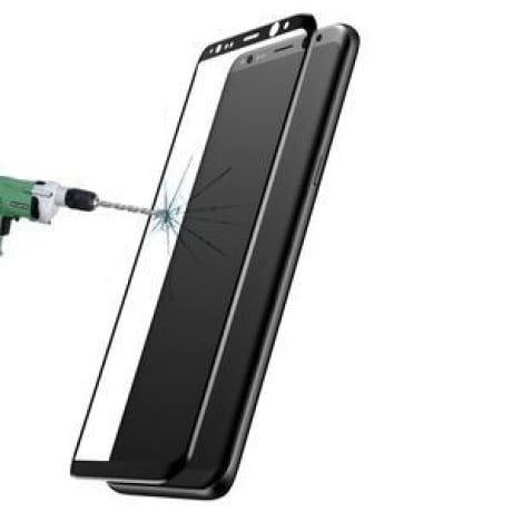 3D стекло Baseus на Galaxy S8 + / G9550 0.3mm 9H -черное