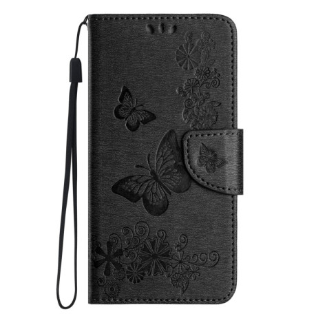 Чохол-книжка Embossed Butterfly  для Samsung Galaxy A36/A56 5G - чорний