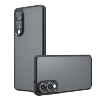 Противоударный чехол Armor Precise Hole гибрид на Samsung Galaxy S25 Edge 5G - черный