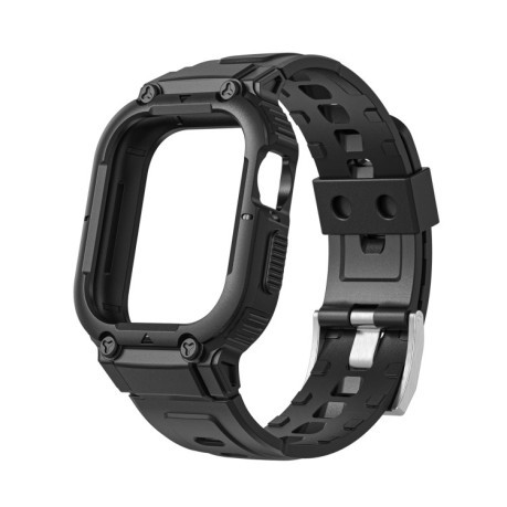 Силиконовый ремешок Armor для Apple Watch Ultra 49mm - черный