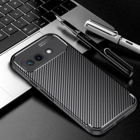Ударозахисний чохол HMC Carbon Fiber Texture на Google Pixel 9a - чорний