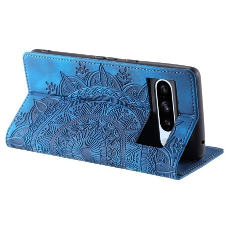 Чохол-книжка Totem Embossed Magnetic Leather для Google Pixel 8 Pro - синій