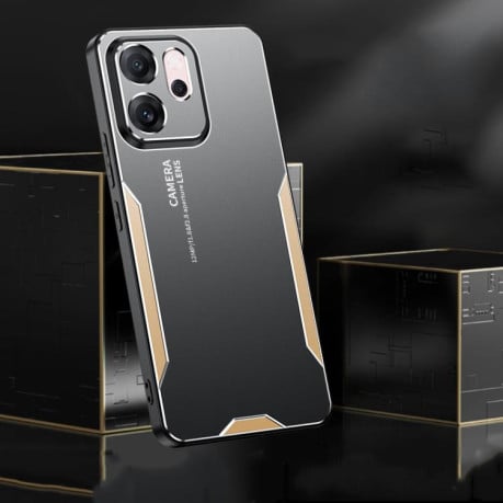 Противоударный чехол Blade Series на OPPO Reno14 F Global - серебристый