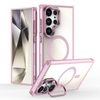 Чехол Plating Gradient Discolor MagSafe на Samsung Galaxy S26 Ultra 5G — розовый