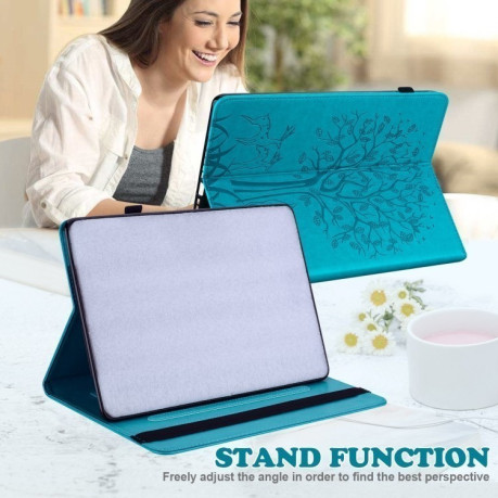 Чохол-книжка Tree Deer Embossed Leather для Xiaomi Redmi Pad SE 8.7 - синій