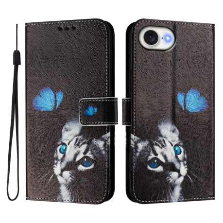 Чохол-книжка Colored Drawing Pattern для iPhone 16e - кольоровий