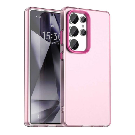 Противоударный чехол Candy Series для Samsung Galaxy S25 Ultra 5G - красный