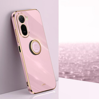 Чехол XINLI Straight Edge с держаталем-подставкой на Xiaomi Redmi A7 Pro 4G/5G 171mm — вишнёво-фиолетовый