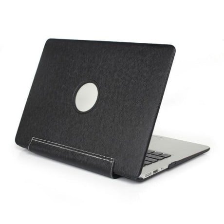 Чохол, що не подряпується, Silk Texture United PU Black для Macbook Air 11.6
