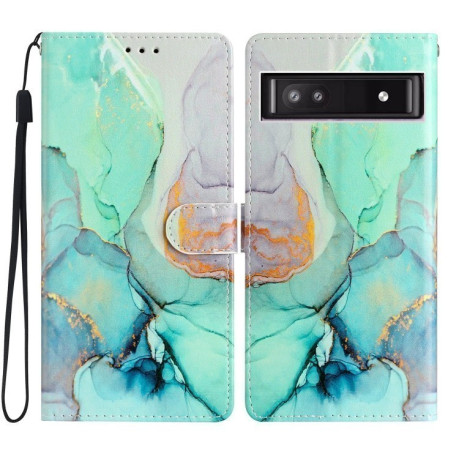Чехол-книжка Colored Drawing Pattern для Google Pixel 9a - разноцветные