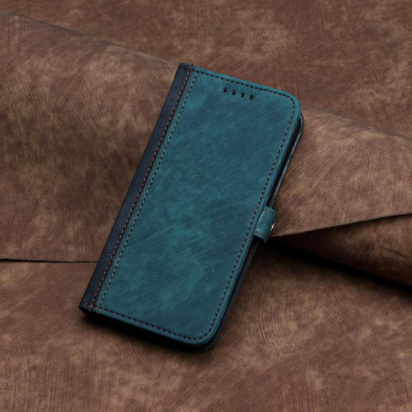 Чохол-книжка Side Buckle Double Fold Hand Strap Leather на OPPO Reno13 F/Reno13 FS - зелений