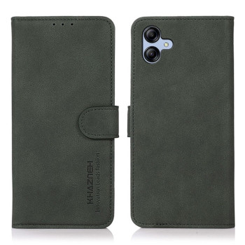 Чехол-книжка KHAZNEH матовая фактура на Samsung Galaxy A05 - зеленый