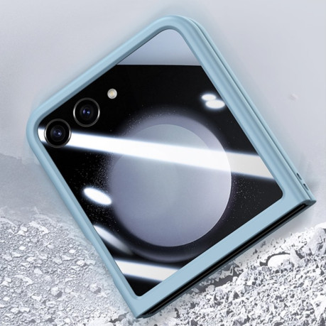 Противоударный чехол Integrated PC Skin Feel Shockproof для Motorola Razr 50 - желтый