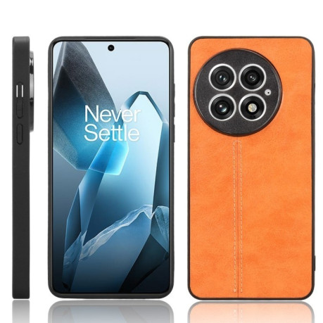 Ударозахисний чохол Sewing Cow Pattern для OnePlus 13 - помаранчевий