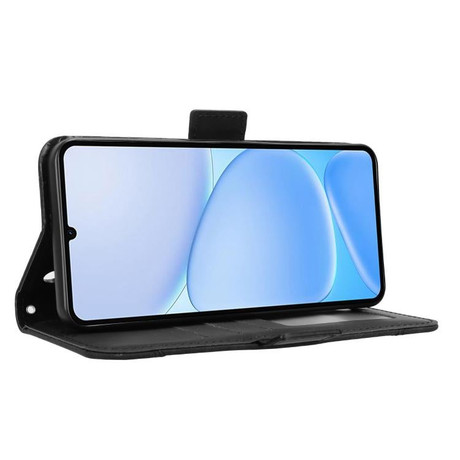 Чехол-книжка Skin Feel Calf на Realme Note 80 4G — чёрный