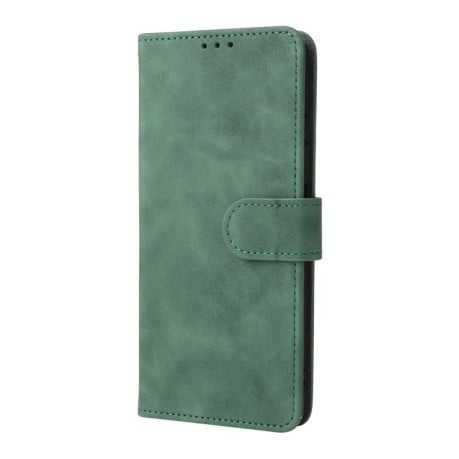Чехол-книжка Skin Feel Magnetic для Xiaomi Poco M4 Pro 4G - зеленый