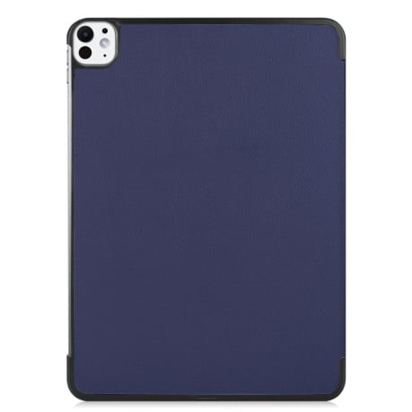 Чехол-книжка Custer Pattern Pure Color на iPad Pro 11 2024 - синий