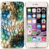 Пластиковый Чехол Coloured Drawing Blue and Green Cobblestone для iPhone 6, 6S